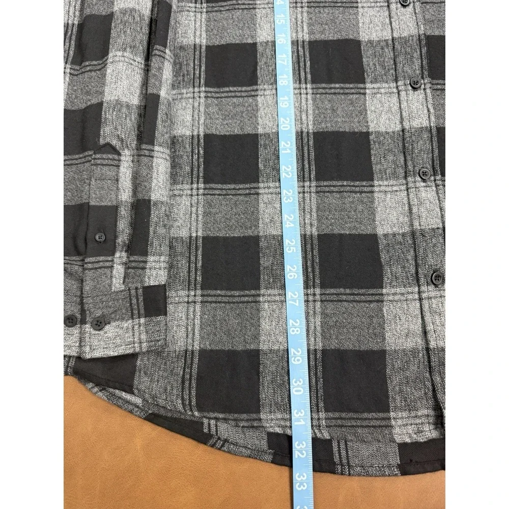 Earned Not Given 2025 Men's 2XL Black Gray Flannel The Lift Box